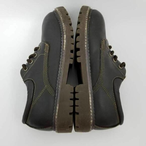 Kids Oxford Beaver Creek Darren Lace Up Pu Leather Chunky Dress Shoes Size 3.5 - Picture 8 of 11